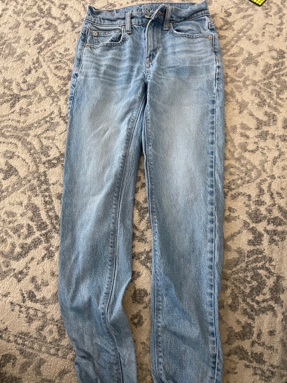 American Eagle Outfitters Light Wash Straight Leg Jeans